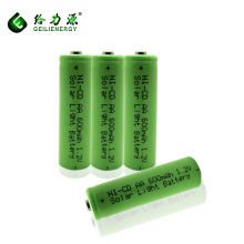 OEM profesional 600mah 1.2v ni-cd batería recargable aa